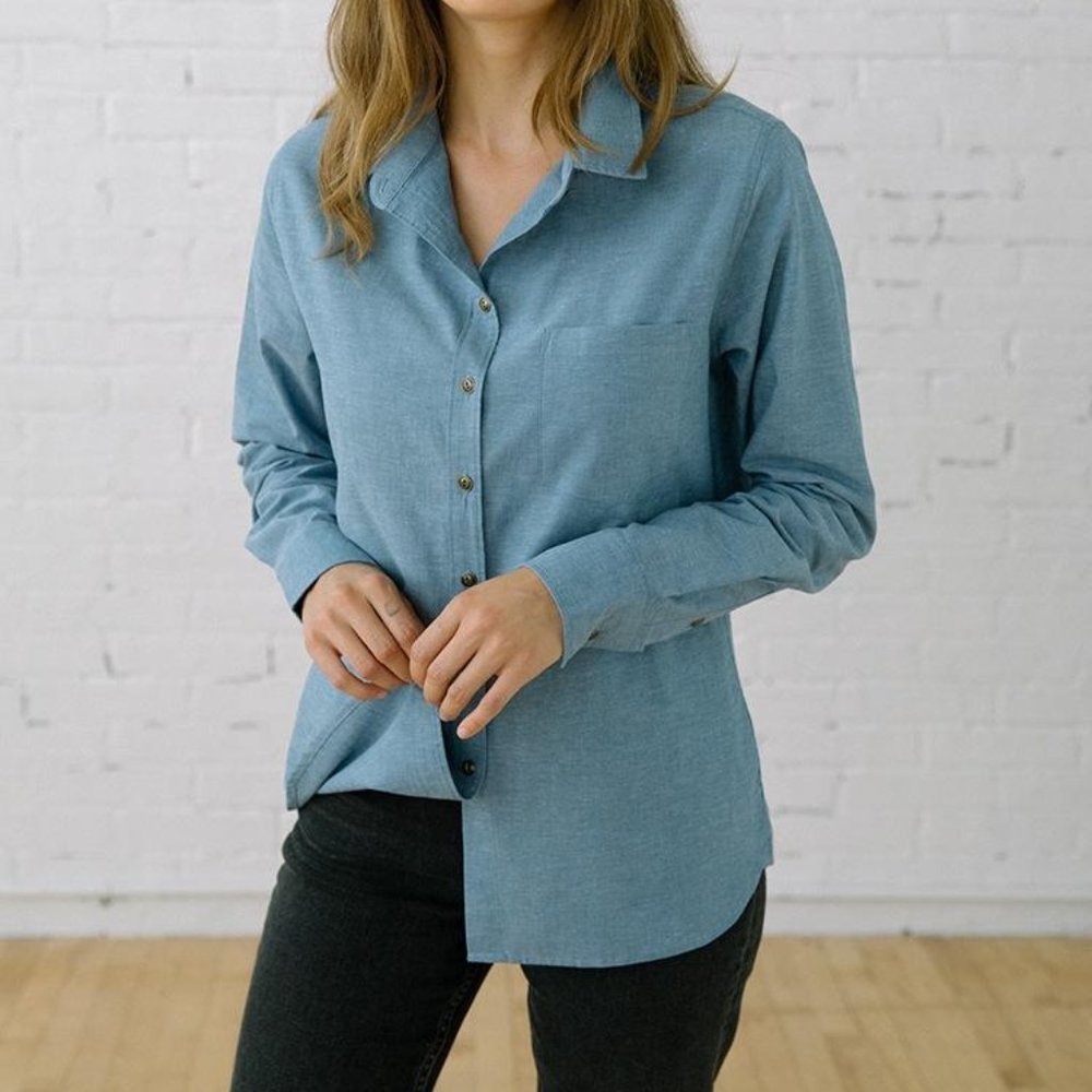 Tradlands Chambray Button-Down Shirt - Picture 2 of 3